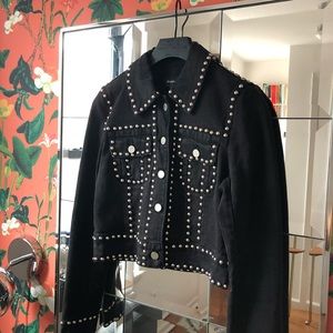 Nasty Gal Studded Denim Jacket XS